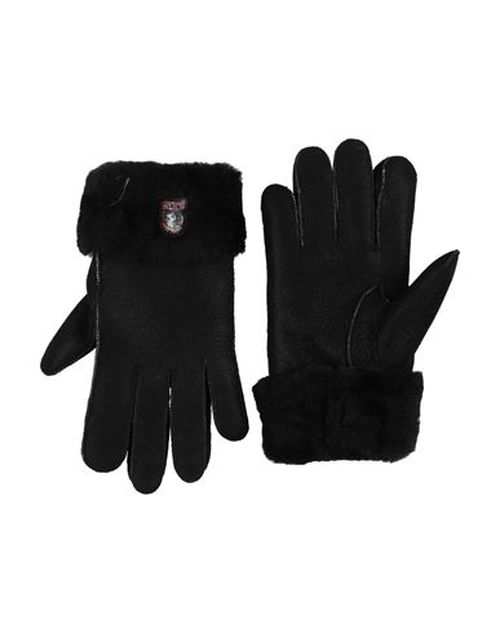 Woman Gloves Black Size L Sheepskin