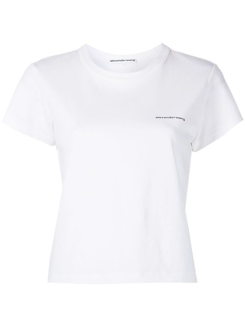 Shrunken logo T-shirt - White