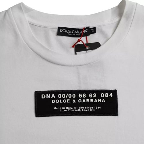 Logo Appliqué Cotton T-Shirt — White