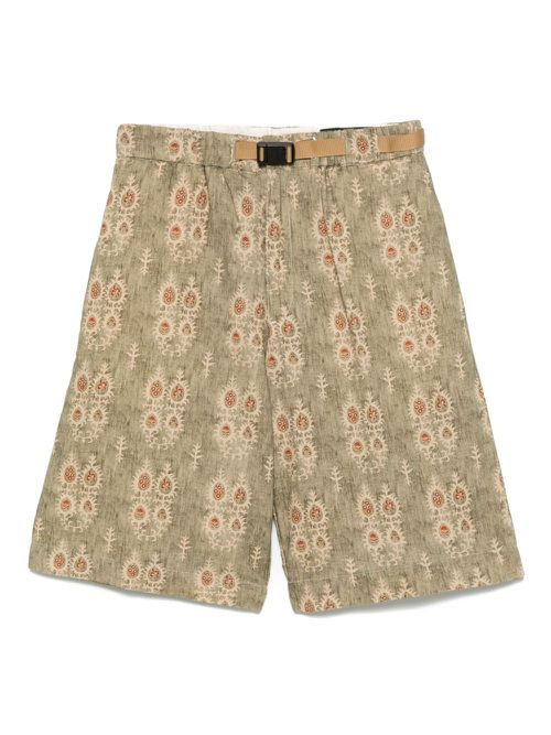 White Sand printed shorts - Green