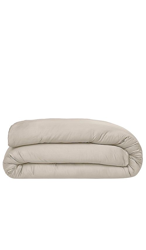 Ettitude BETTBEZUG SATEEN SOLID DUVET COVER in Ivory