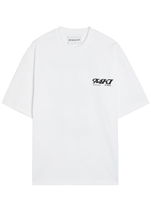 Stack Printed Cotton T-shirt