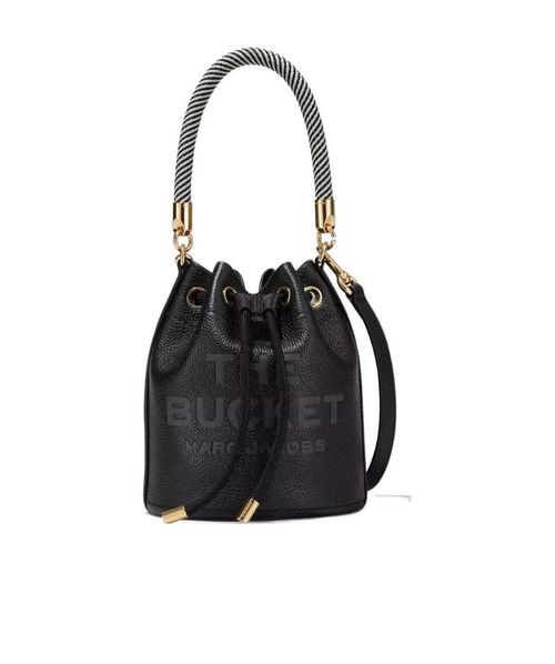 Logo Embossed Bucket Bag