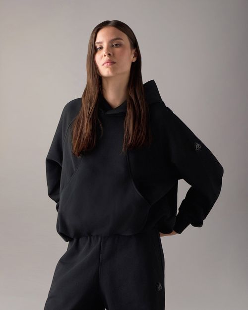 Moose Knuckles - Women's Yyz Hoodie - Color: Black