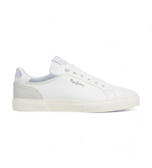Pepe Jeans for woman. PLS31588 Trainers Kenton Court white (38), Flat, Laces, Casual