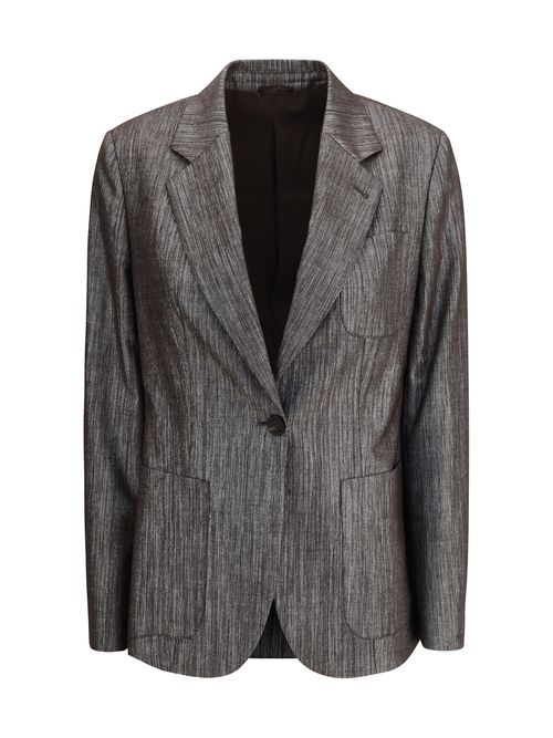 Lurex Fabric Blazer
