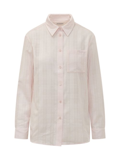 Pink Relaxed Checks Shirt