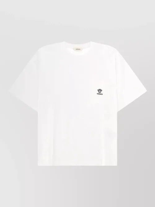 Versace - logo t shirt short sleeves pocket