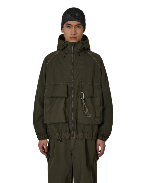 ROA Roa X And Wander Nylon Hooded Jacket Green Coats And Jackets Female