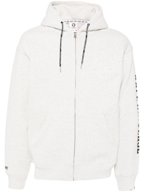 Logo hooded jacket - Grey