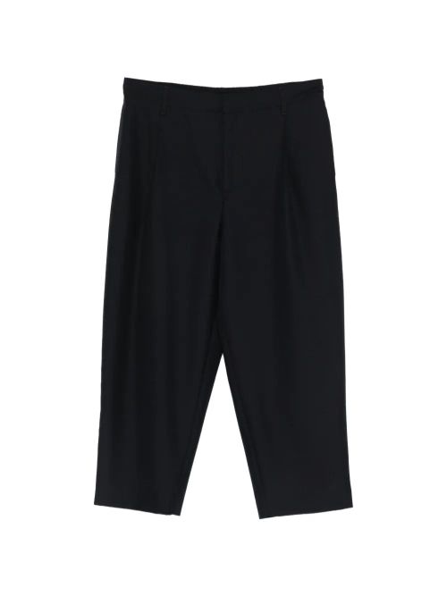 Maison Kitsuné Men's Mini Cropped Pleated Pants