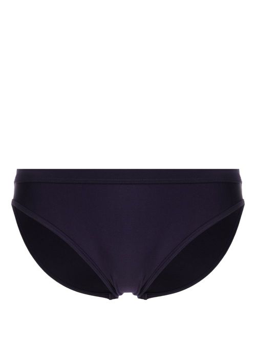 Logo-print bikini bottom - Purple