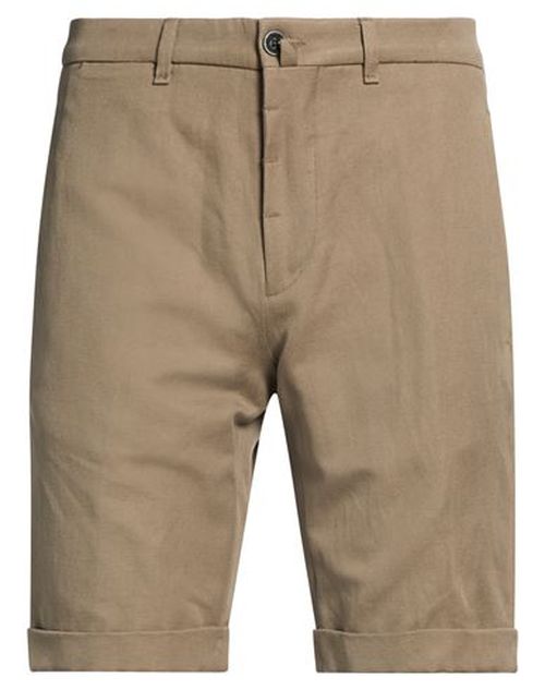 Man Shorts & Bermuda Shorts Khaki Size 28 Cotton, Linen