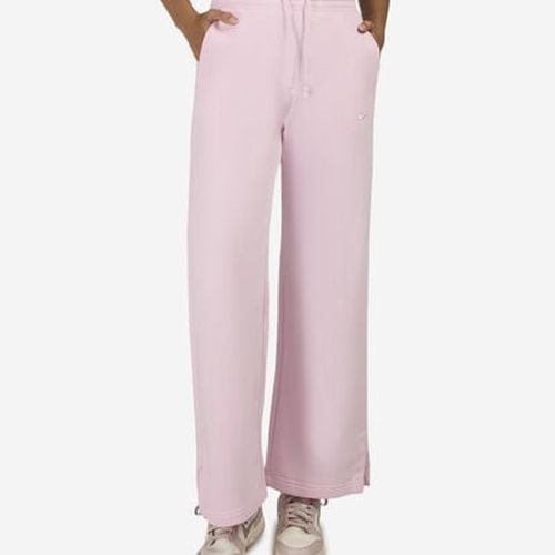 Women's NSW Phoenix Fleece High-Waisted Wide-Leg Pants in Pink