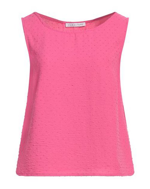 Caractère Woman Top Fuchsia Size 8 Polyester