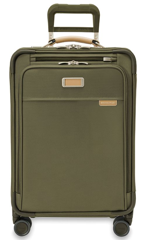 Briggs & Riley Baseline Olive Essential Carry-On Spinner