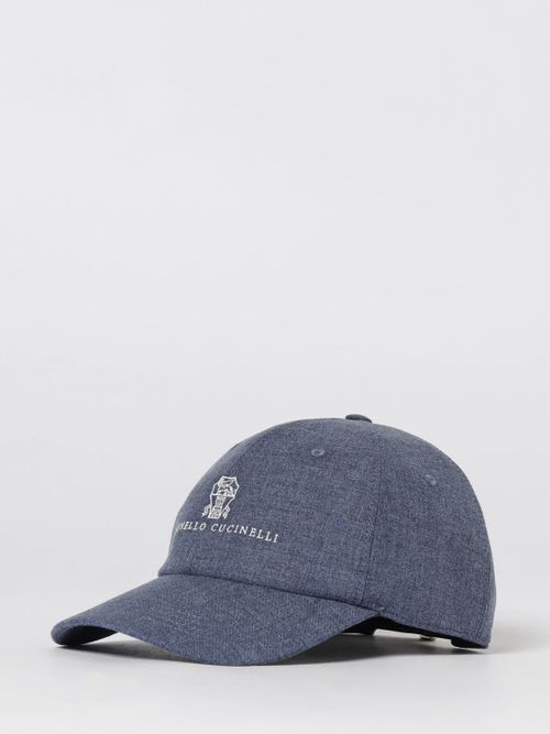 Hat Men color Denim