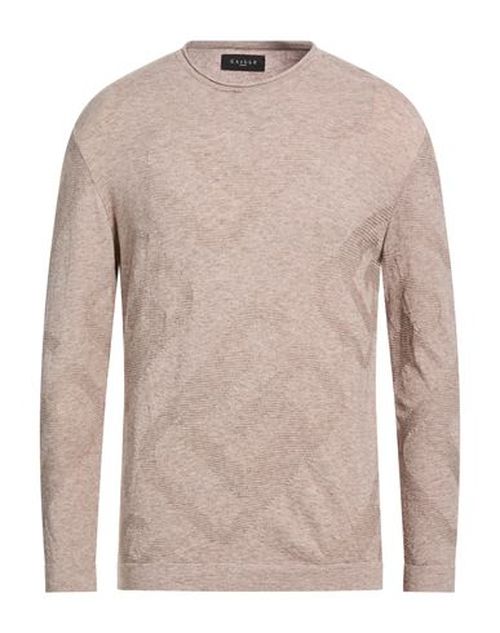 Man Sweater Light brown Size S Viscose, Polyester, Polyamide