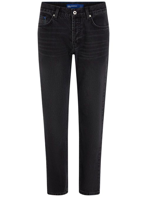 Pockets tapered jeans - Black