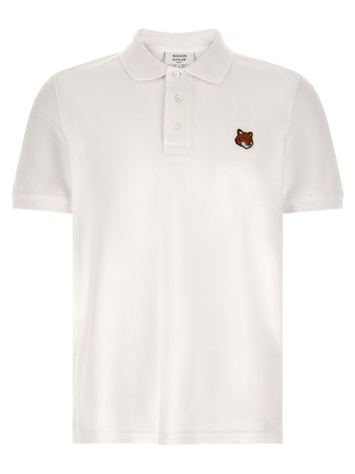 Logo-Embroidered Cotton Polo Shirt — White