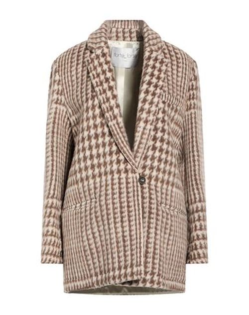 Forte_forte Woman Coat Beige Size 0 Virgin Wool, Alpaca wool
