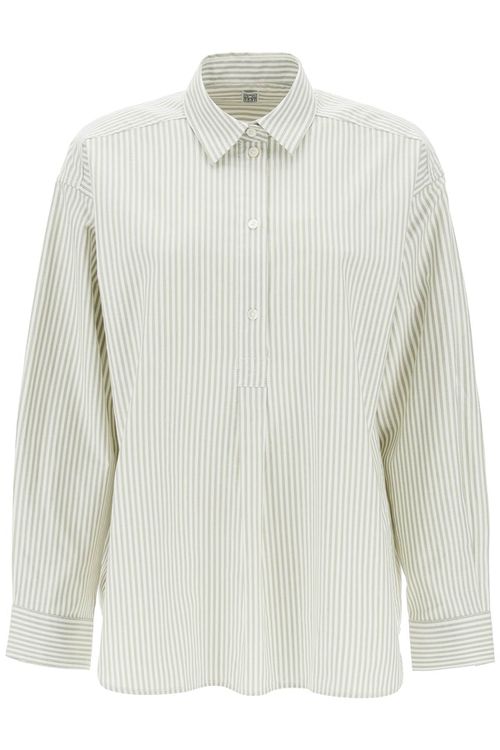 -Camicia Oxford A Righe-Donna