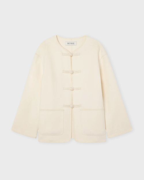 Róhe Jacket Traditional double-faced Offwhite