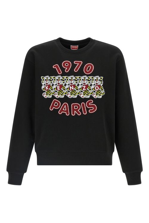 'Wild Tiger Embroidered' Sweatshirt