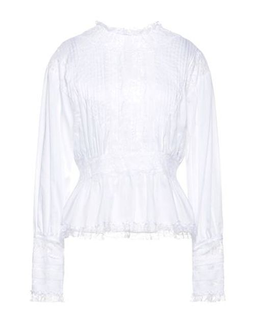 Woman Top White Size 6 Cotton, Polyamide, Viscose