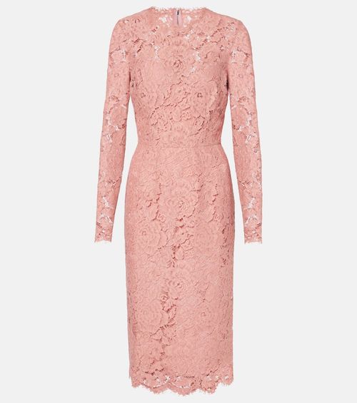 Lace midi dress