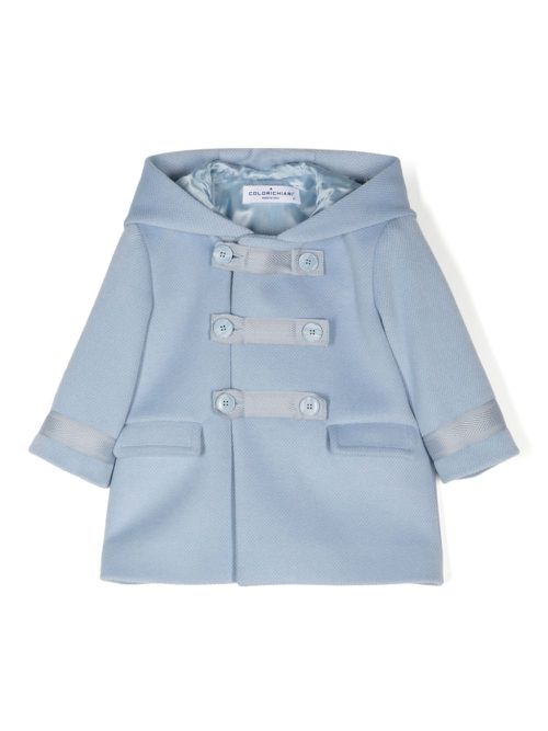 Double-breasted coat - Blue