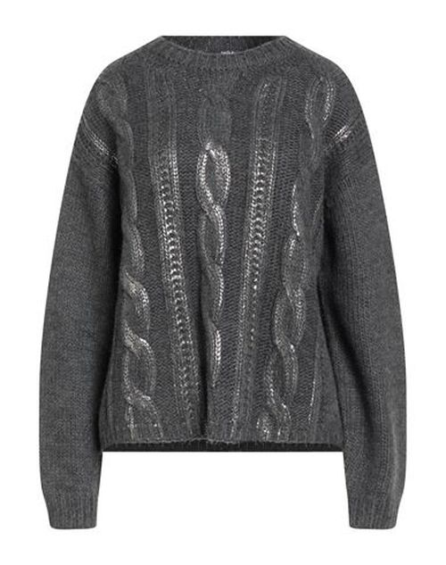 Woman Sweater Charcoal Size S Acrylic, Polyester