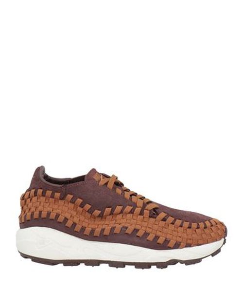 Woman Sneakers Chocolate brown Size 7.5 Leather, Textile fibers