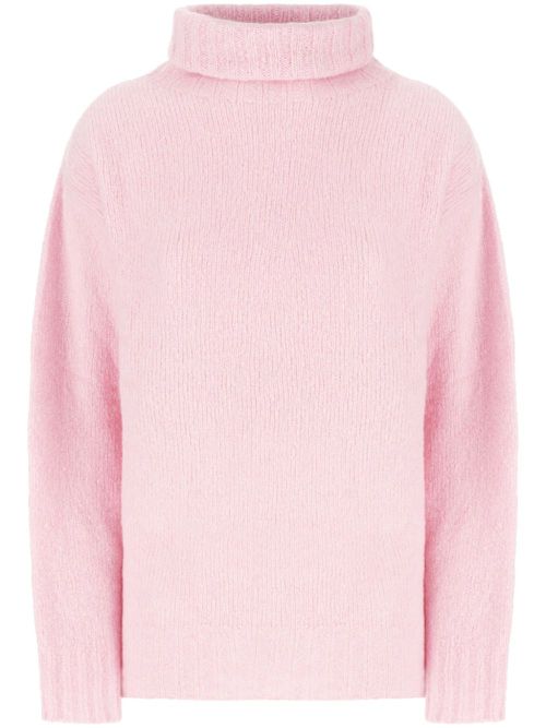 Roll-neck sweater - Pink