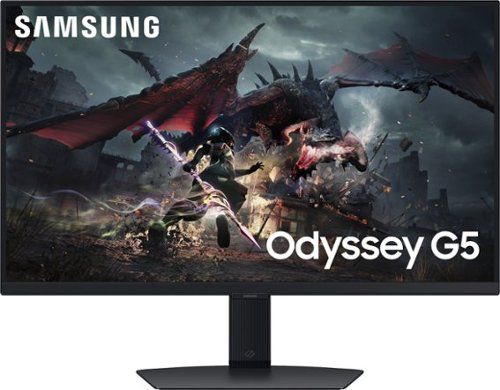 "Odyssey G50D 27"" QHD IPS 180Hz 1ms, Gaming Monitor with HDR 400 (DisplayPort, HDMI) - Black"