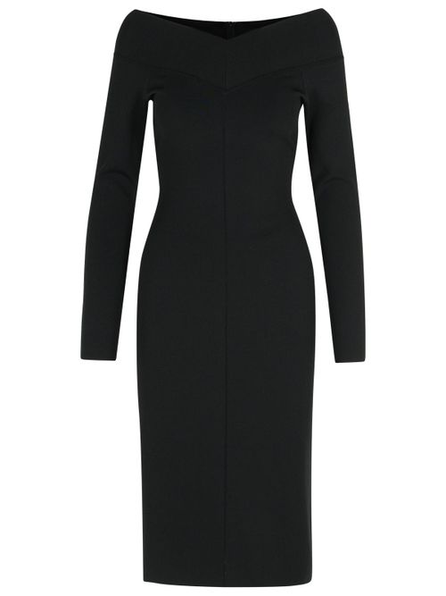 Black Viscose Blend Dress