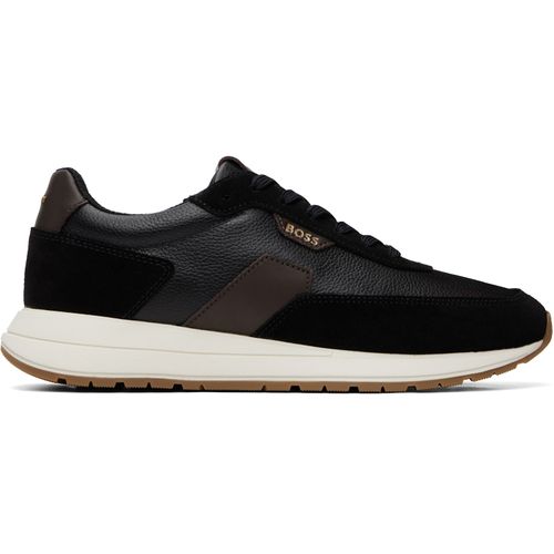 Black Leather Sneakers