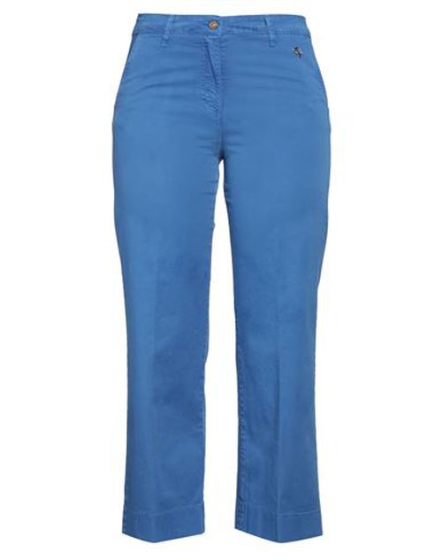 Woman Pants Light blue Size 10 Cotton, Elastane
