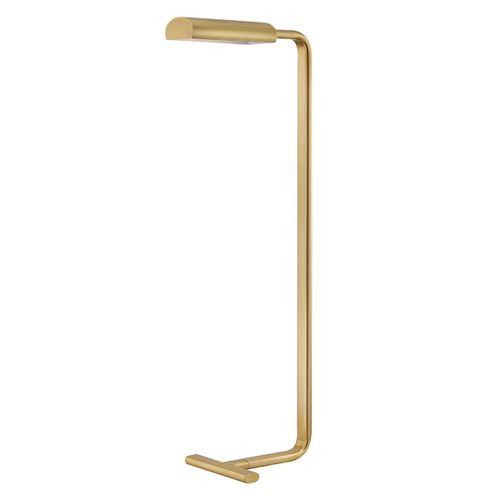 Aged Brass One Light Floor Lamp from the Renwick Collection