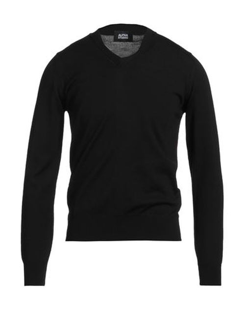 Man Sweater Black Size 44 Merino Wool