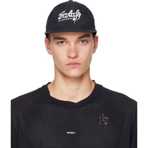 Black FliteSilk 5 Panel Pinch Cap