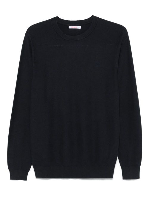 Sun 68 piqué-weave cotton sweater - Blue