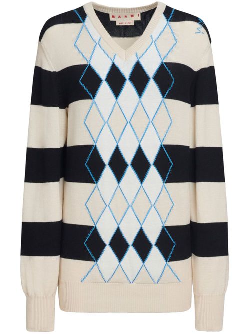 Striped sweater - Black