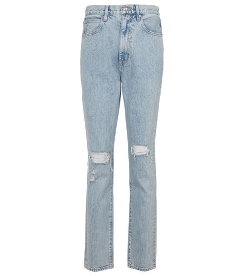 SLVRLAKE Beatnik high-rise distressed jeans