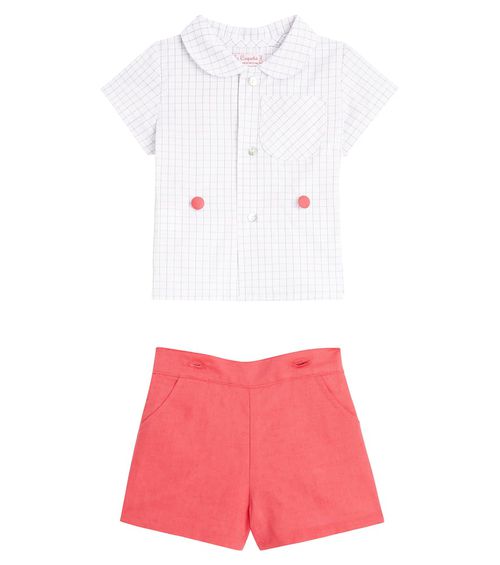 Baby Victor shirt and shorts set