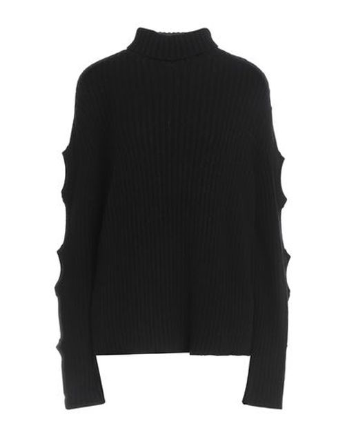 Woman Turtleneck Black Size XL Wool, Polyamide