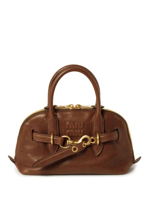 Aventure leather tote bag - Brown