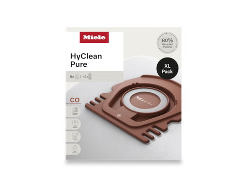 8 vacuum cleaner bags at a special price CO XL HyClean Pure