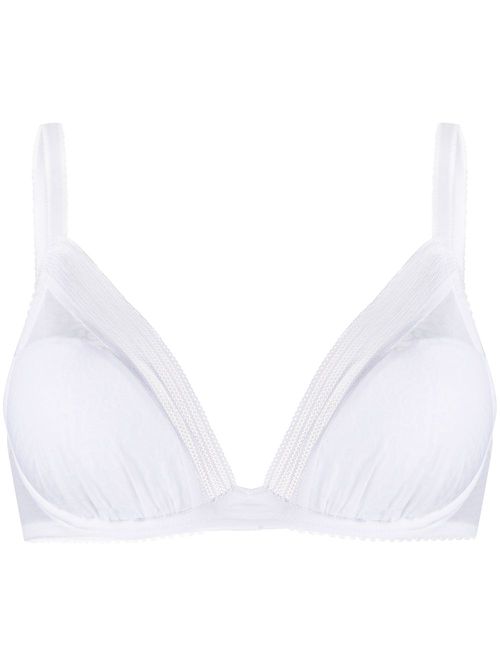 Aphrodite plunge bra - White