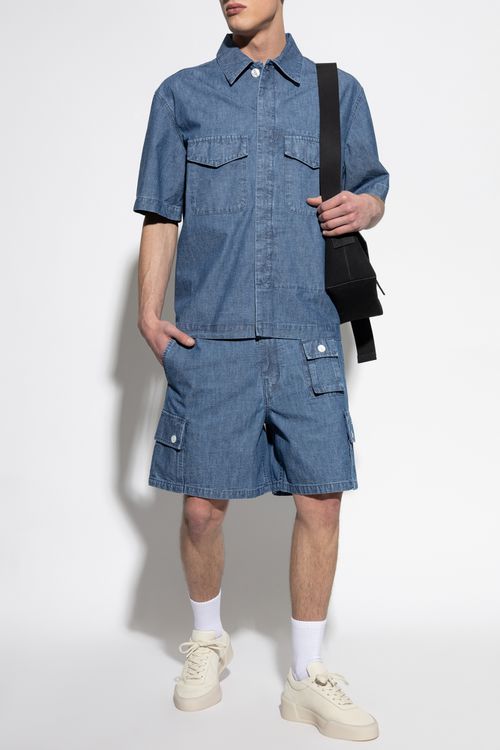 Cargo Shorts, Men's, Blue